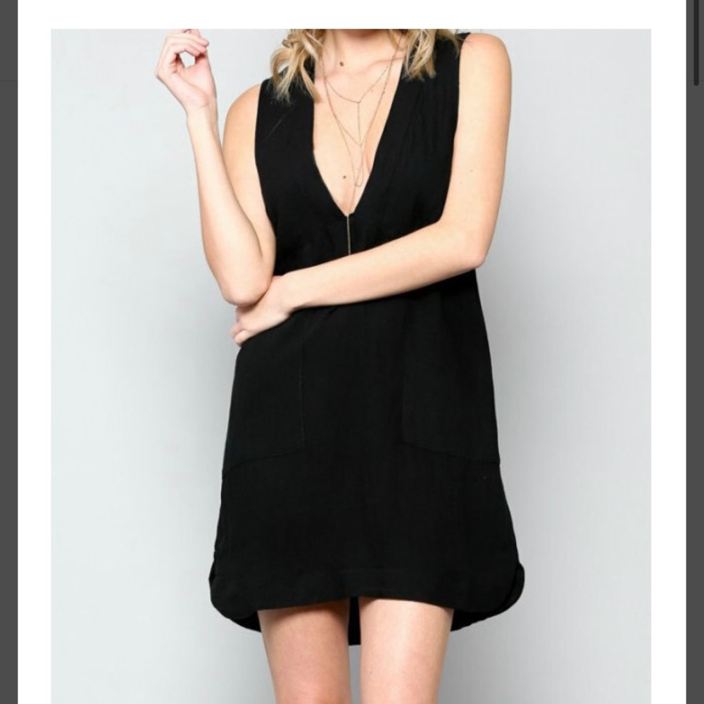 Black cocktail dress.  Size L.